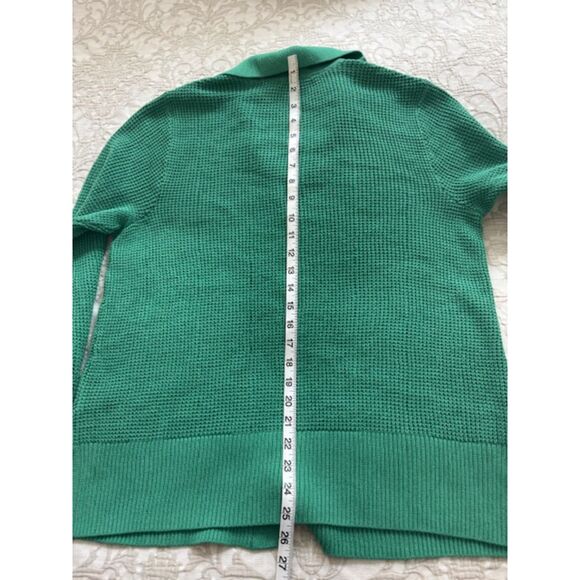 NWT J.Jill Collard Button Front Textured Cardigan in Sweet Grass, M - Picture 8 of 8